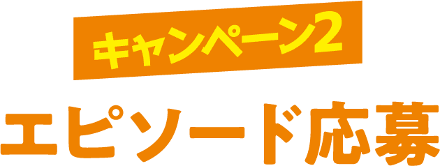 キャンペーン2 エピソード応募