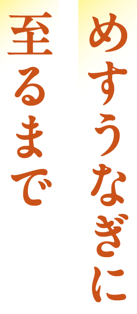 めすうなぎに至るまで