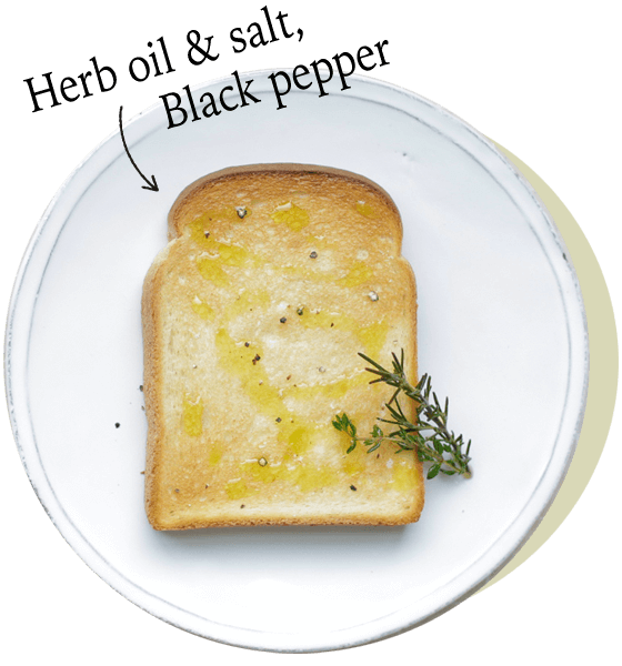 Herv oil & salt, Black pepper