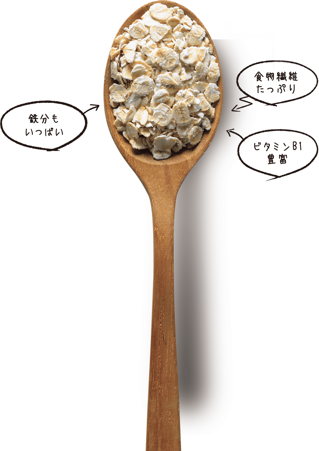 鉄分もいっぱい 食物繊維たっぷり ビタミンB1豊富