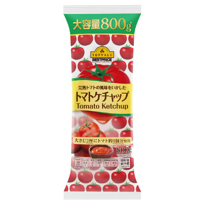 トップバリュベストプライス 完熟トマトの風味をいかしたトマトケチャップ