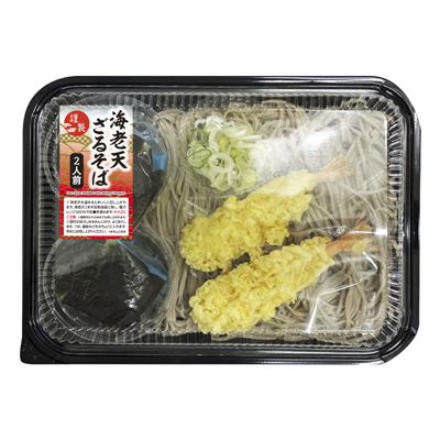 トップバリュ 海老天ざるそばセット