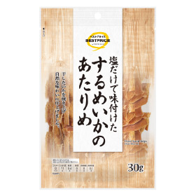 トップバリュベストプライス 塩だけで味付けた するめいかのあたりめ