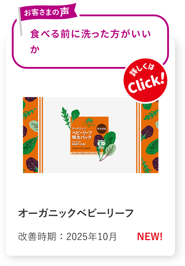 オーガニックベビーリーフ