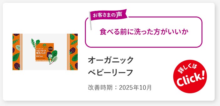 オーガニックベビーリーフ