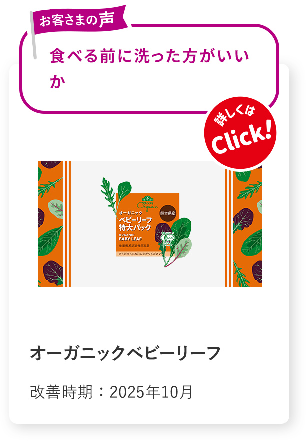 オーガニックベビーリーフ