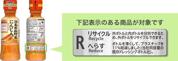 下記表示のある商品が対象です