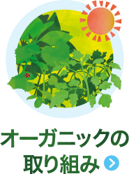 オーガニックの取り組み