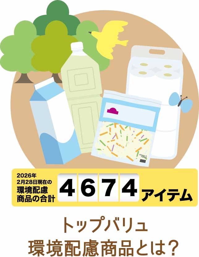 トップバリュ環境配慮商品とは？