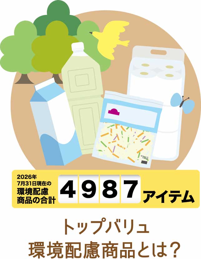 トップバリュ環境配慮商品とは？